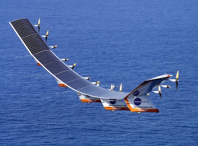 Электросамолет с солнечными батареями Helios